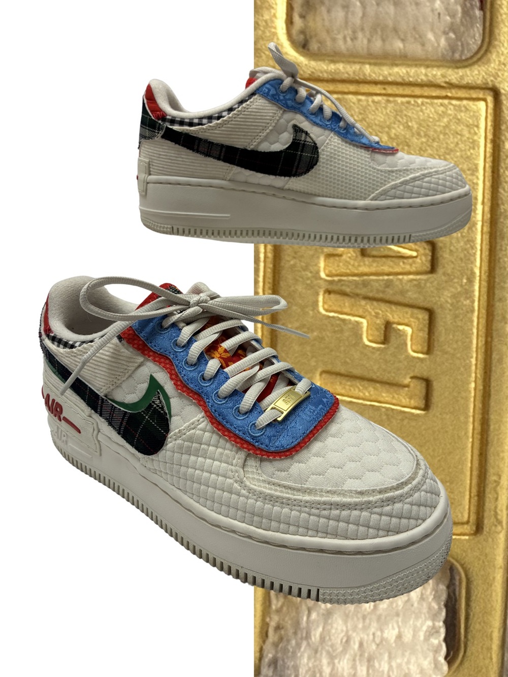 RARE!! Nike Air Force AF1 Shadow “Multi-material” 8.5